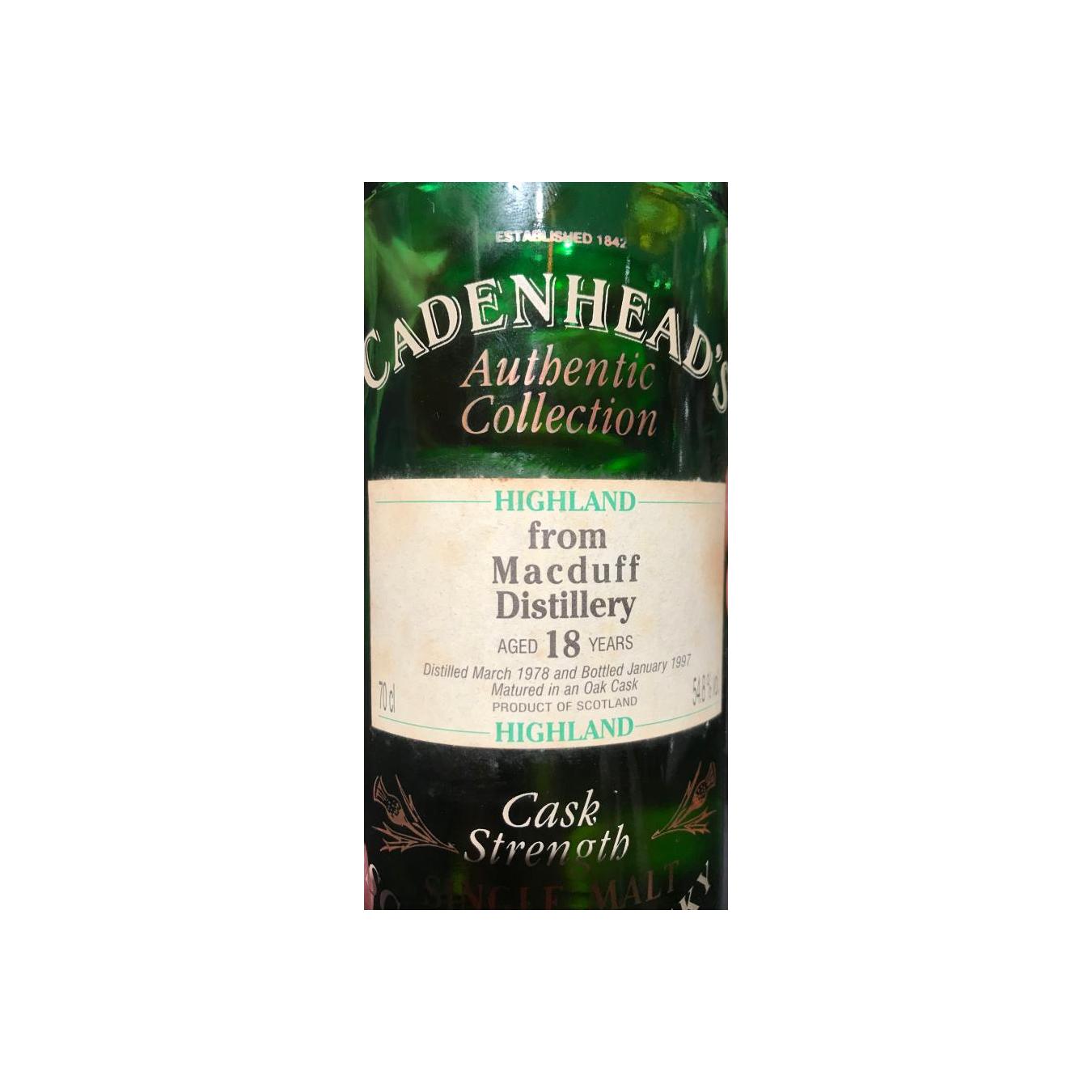 Macduff Authentic Collection 1978 18 Years Single Malt Whisky