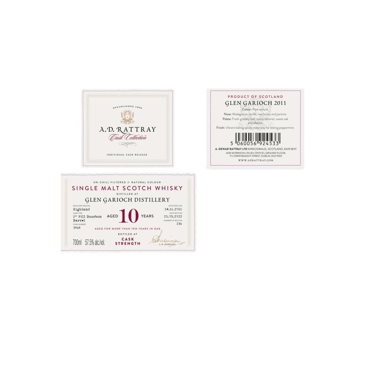 Glen Garioch 2011 10 Years Single Malt Whisky