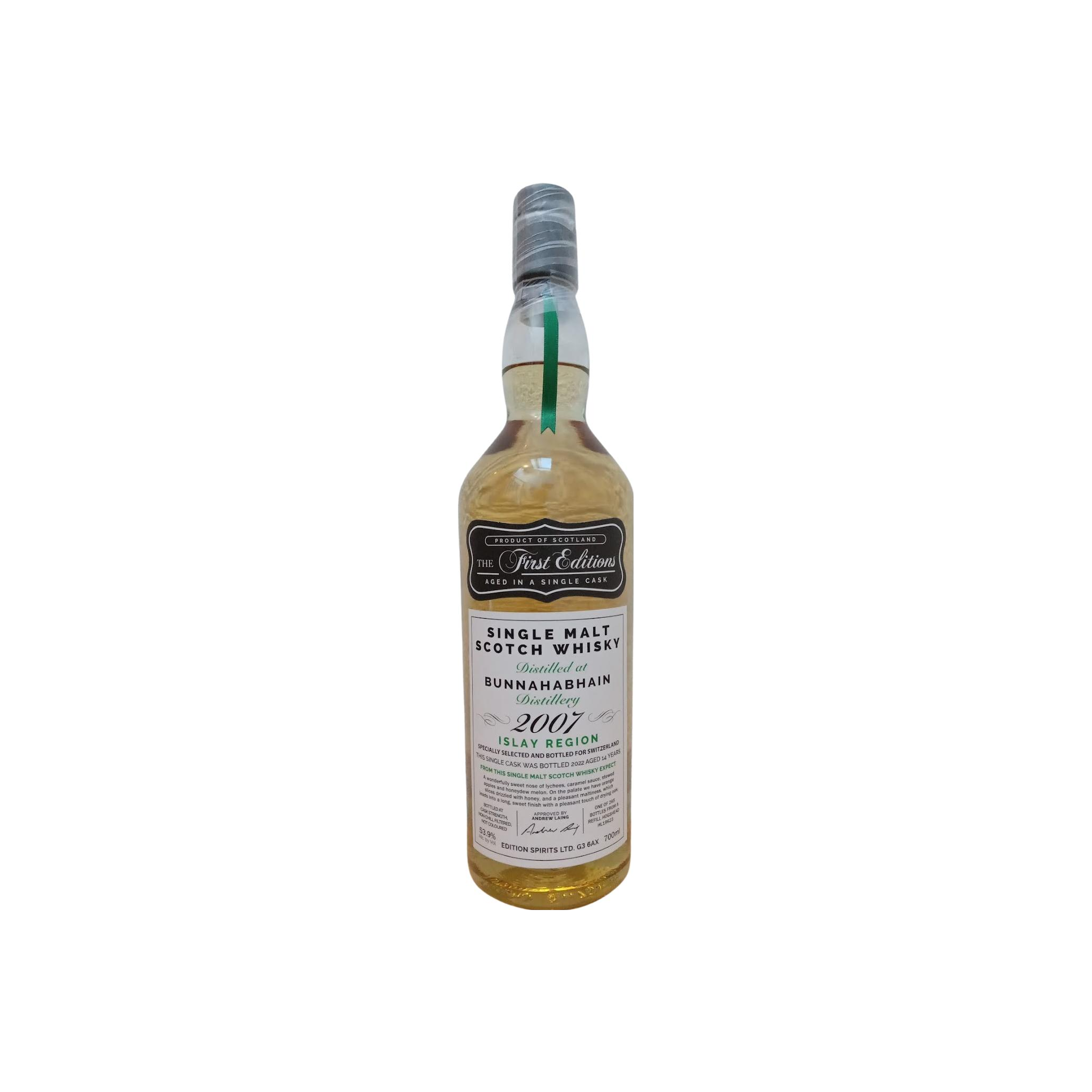 Bunnahabhain The First Editions 2007 14 Years Single Malt Whisky