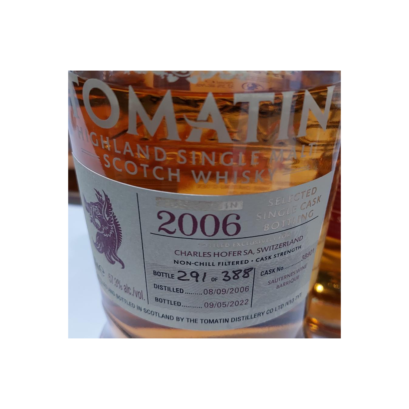 Tomatin 2006 15 Years Single Malt Whisky 2