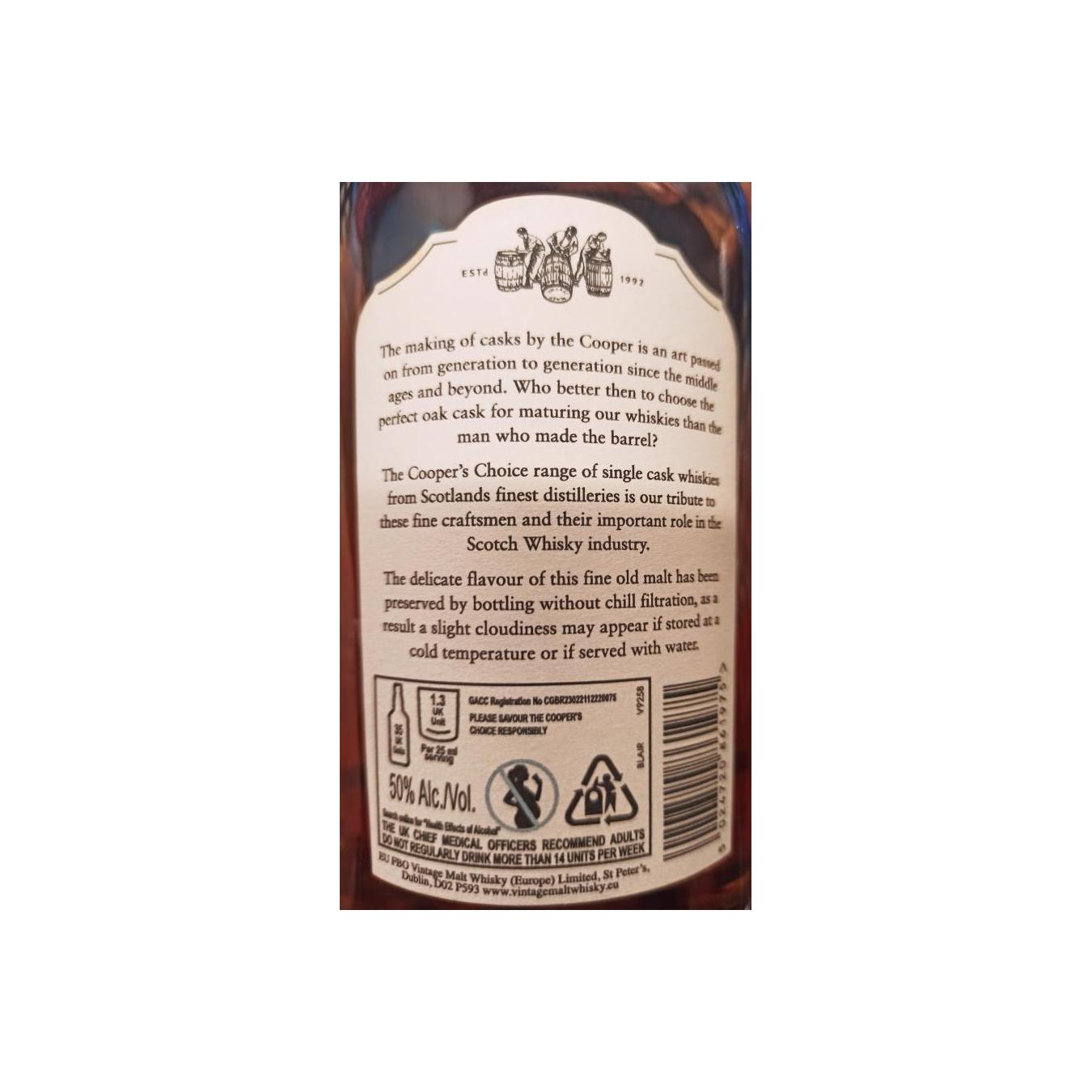 Blair Athol The Cooper's Choice 2009 12 Years Single Malt Whisky 2