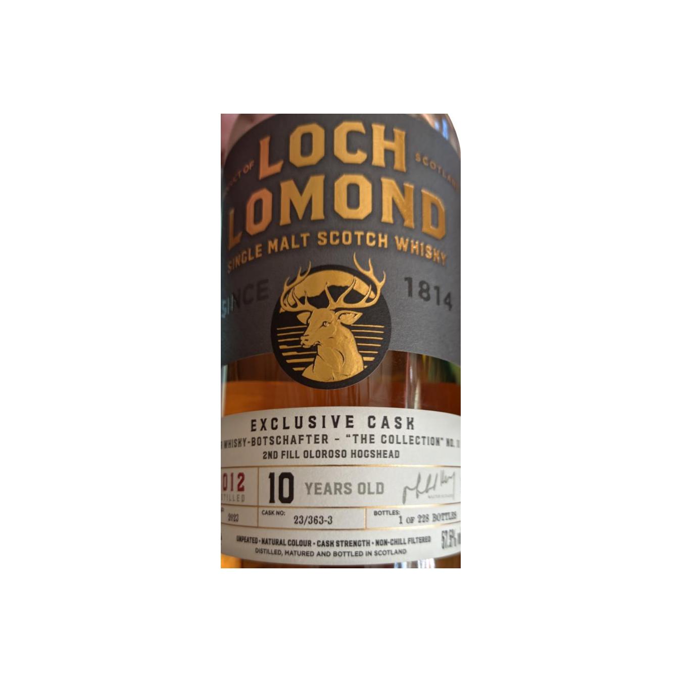 Loch Lomond 2012 10 Years Single Malt Whisky