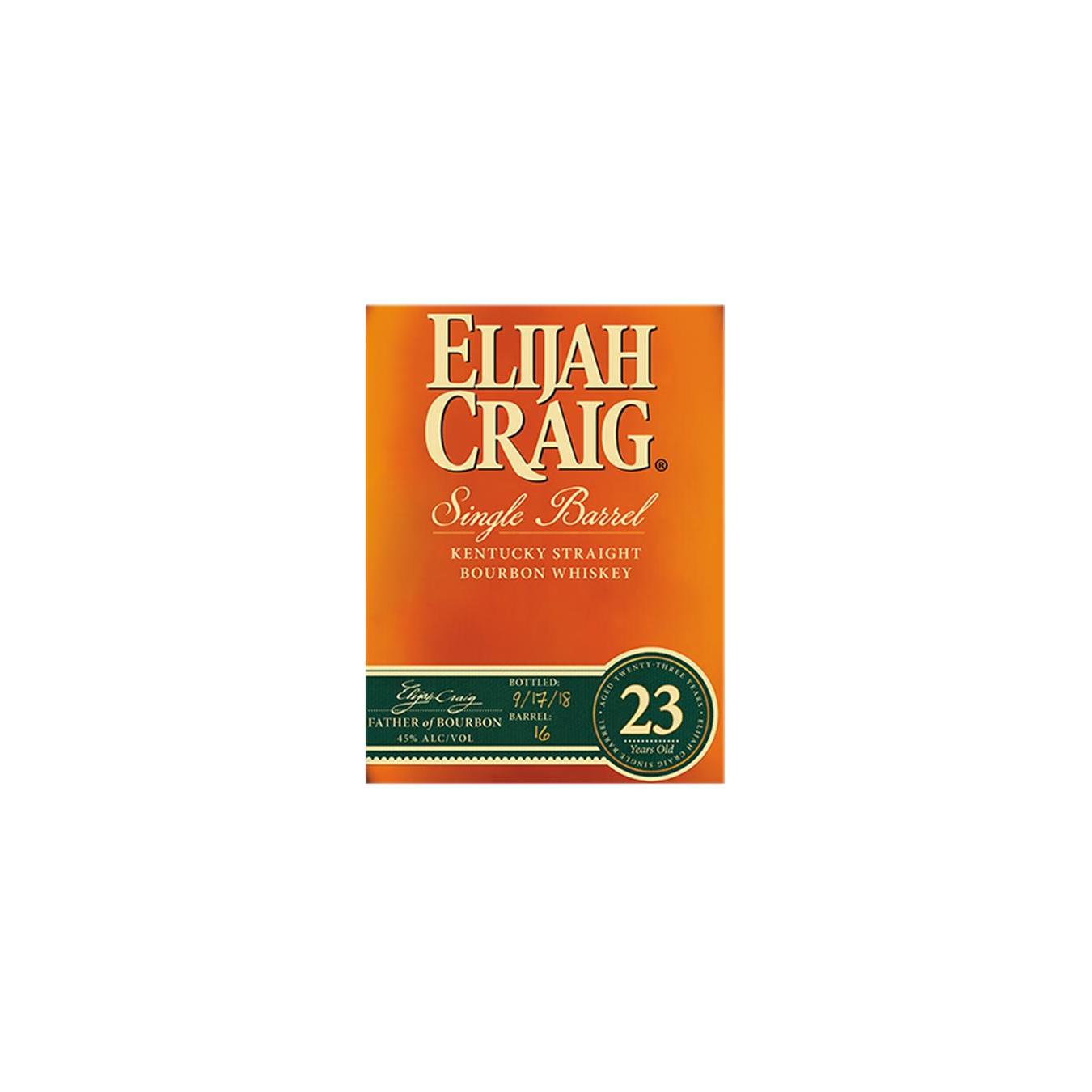 Elijah Craig Single Cask 23 Years Bourbon Whisky