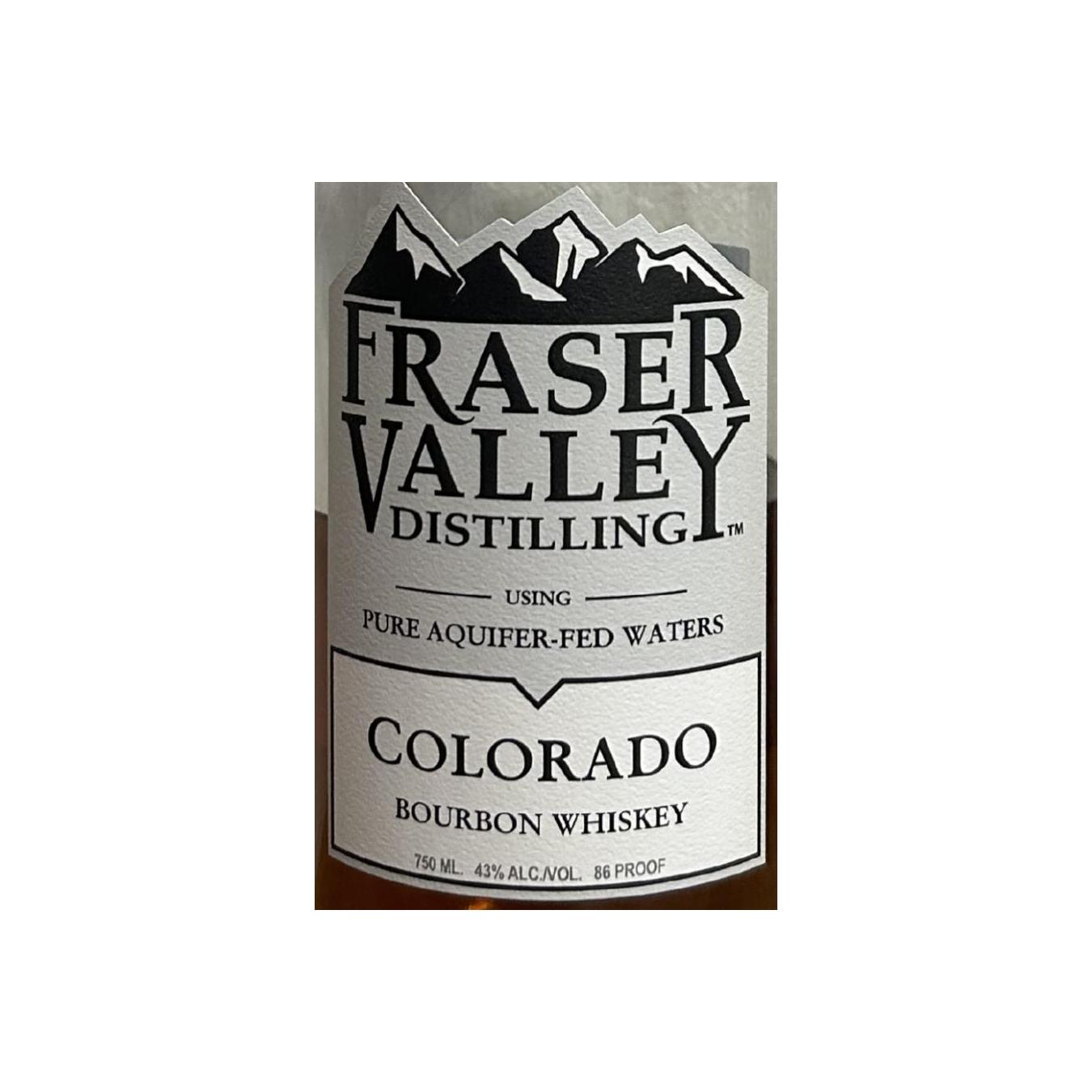 Fraser Valley Colorado Bourbon Whiskey