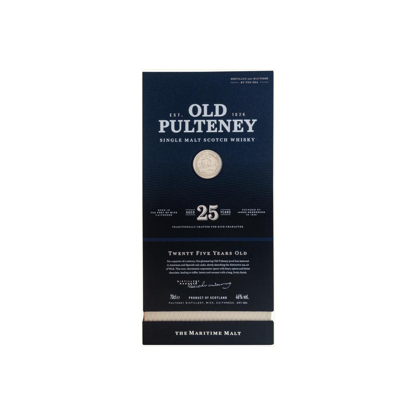Old Pulteney 25 Years Single Malt Whisky 3