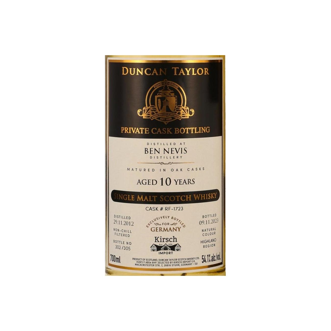 Ben Nevis 2012 10 Years Single Malt Whisky 2