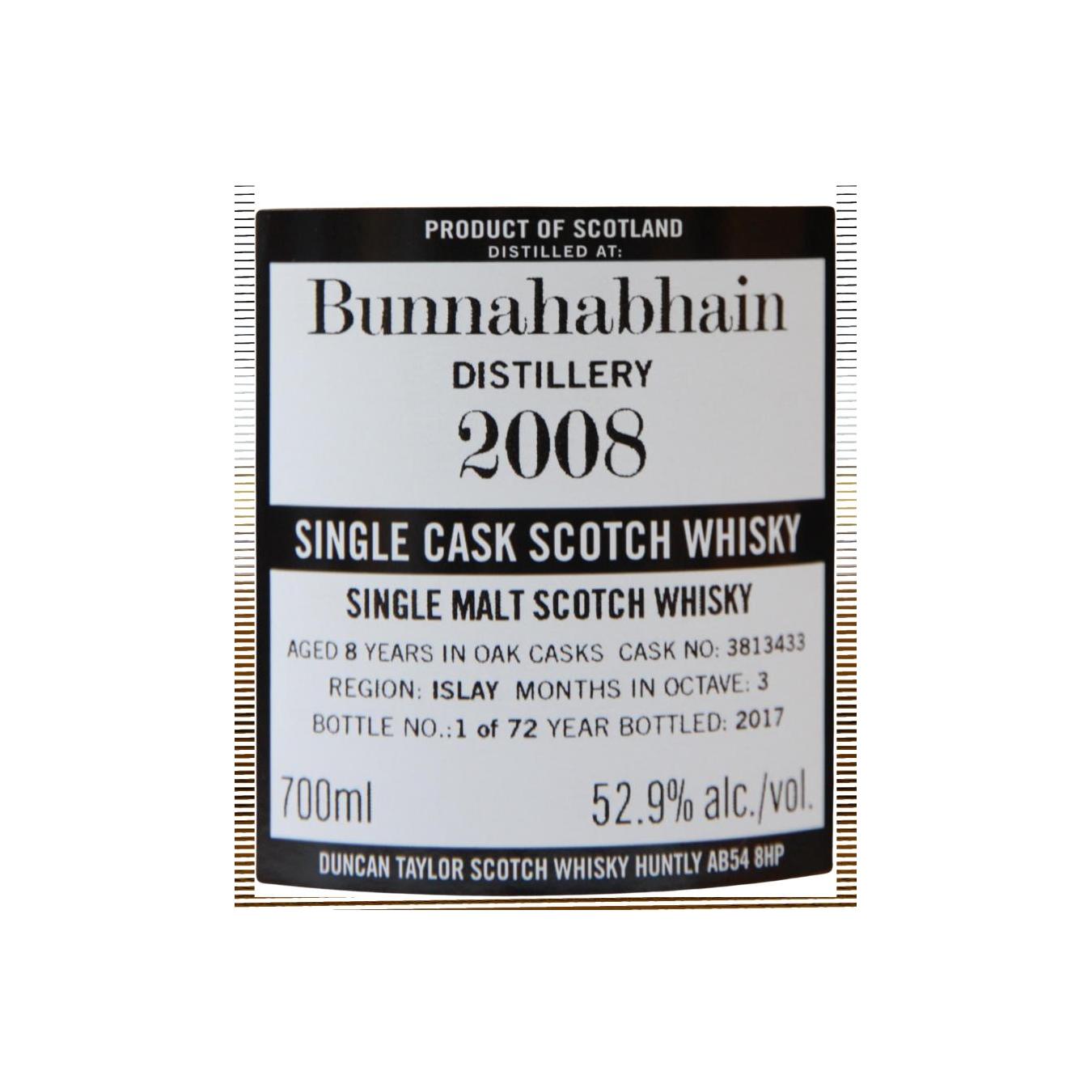 Bunnahabhain The Octave 2008 8 Years Single Malt Whisky 2