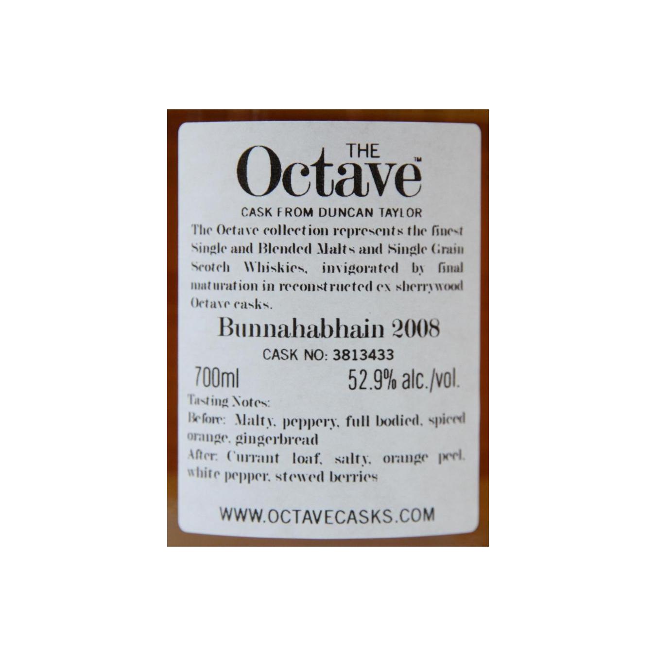 Bunnahabhain The Octave 2008 8 Years Single Malt Whisky 3