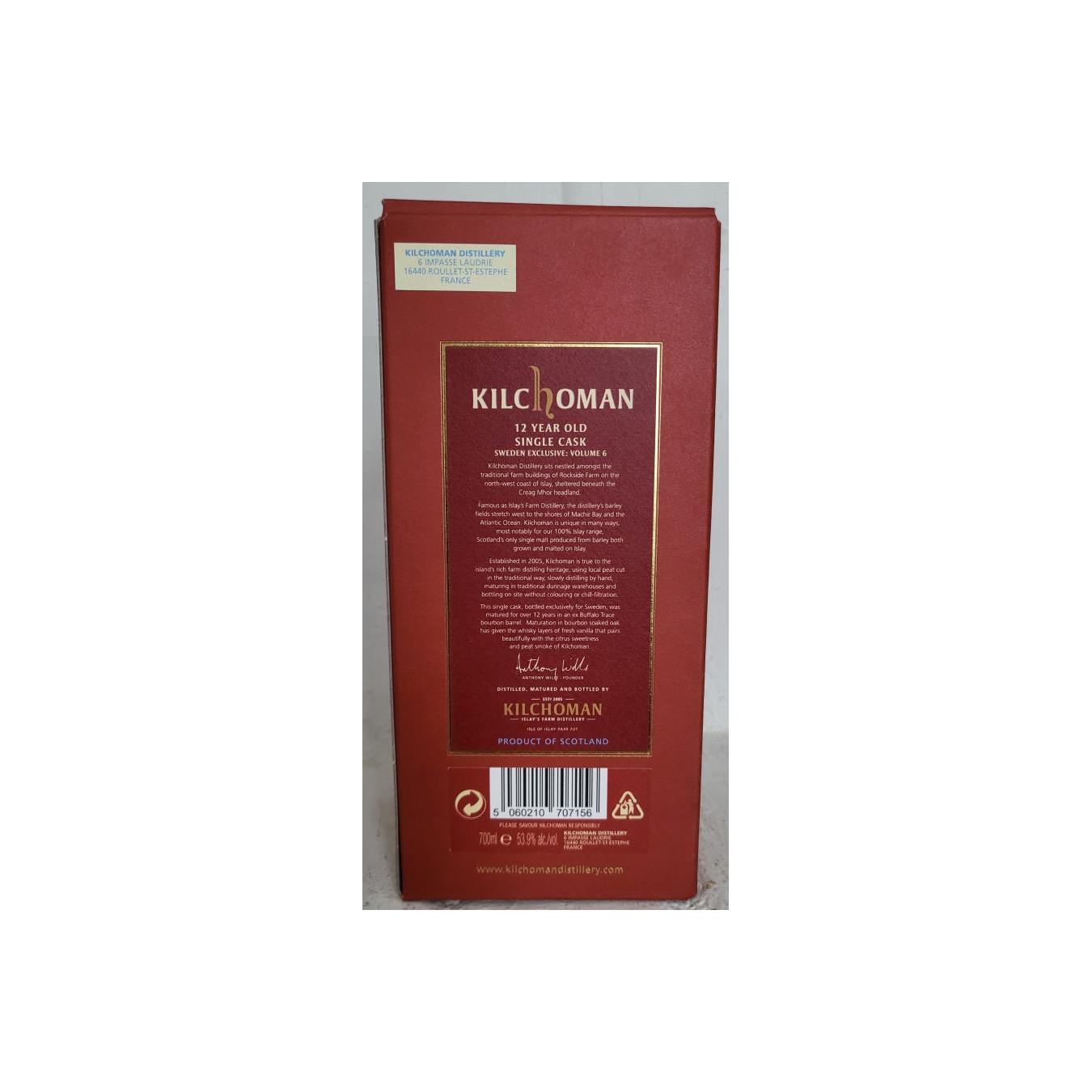 Kilchoman 2010 12 Years Single Malt Whisky 4