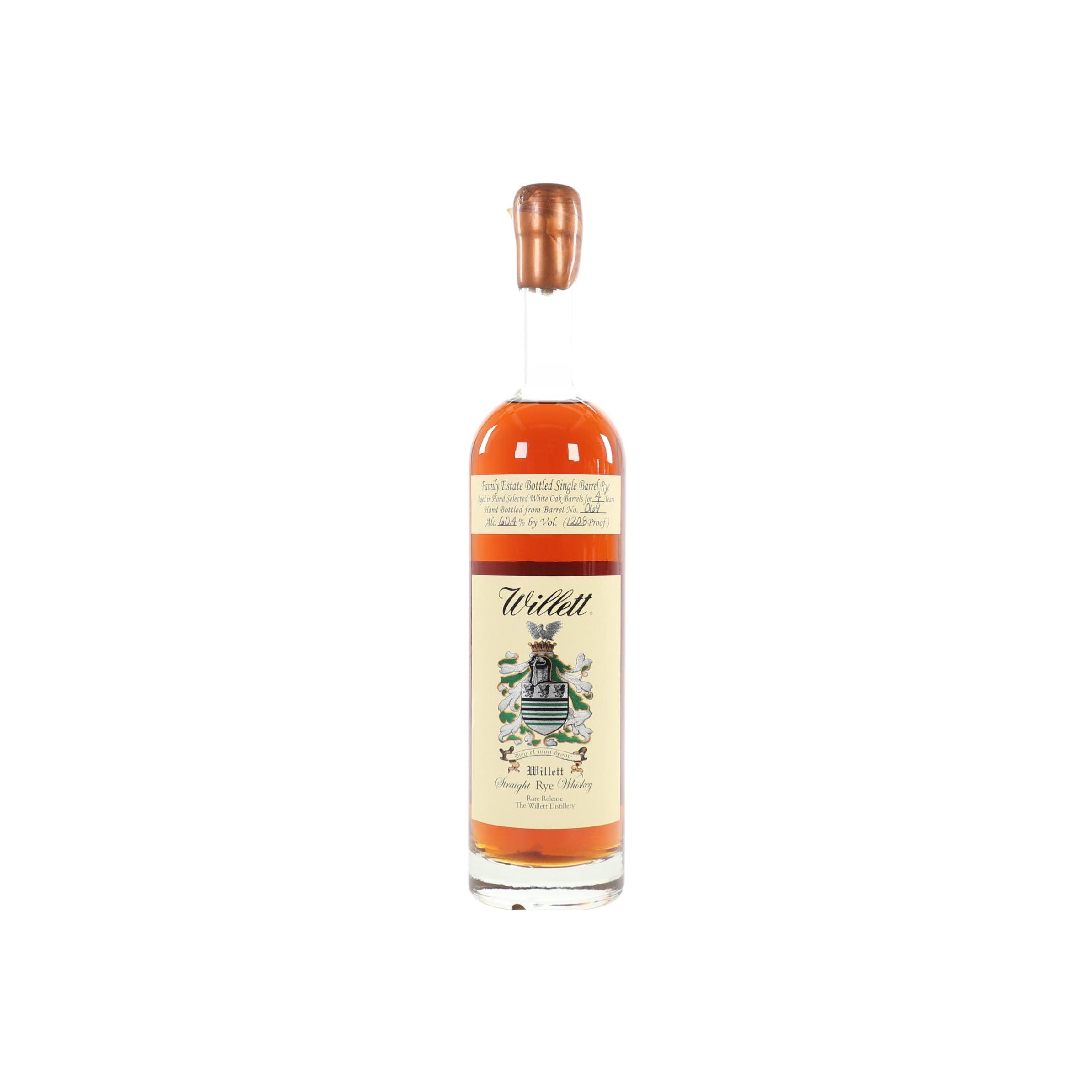 Willett 4 Years Rye Whisky