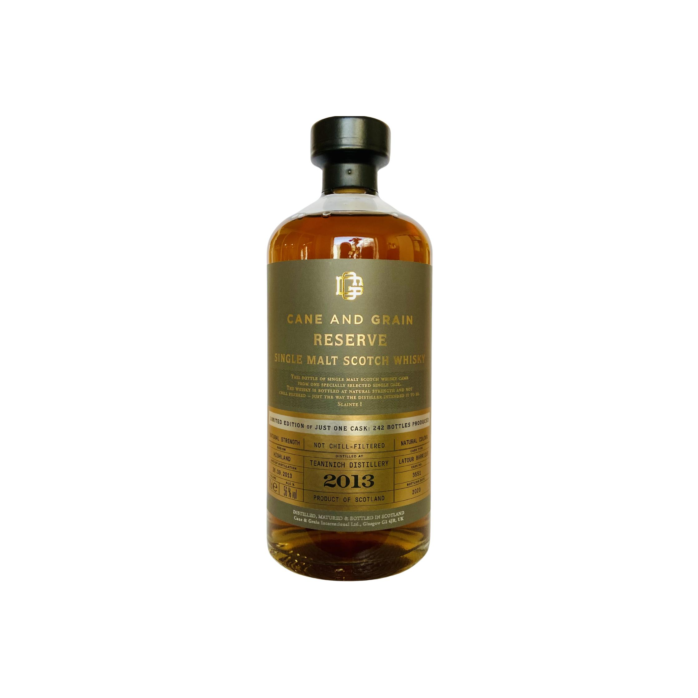 Teaninich Reserve 2013 10 Years Single Malt Whisky