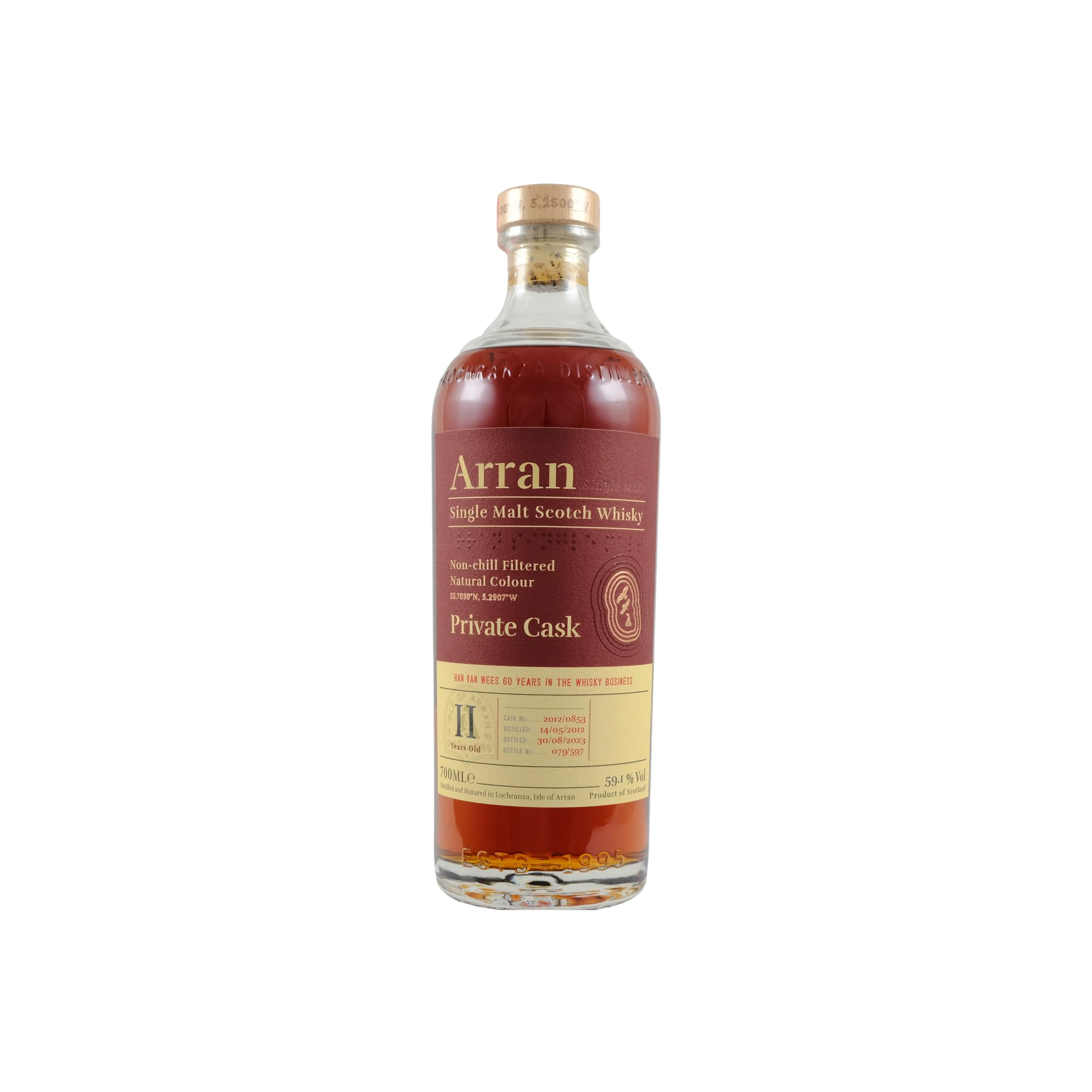 Arran 2012 11 Years Single Malt Whisky
