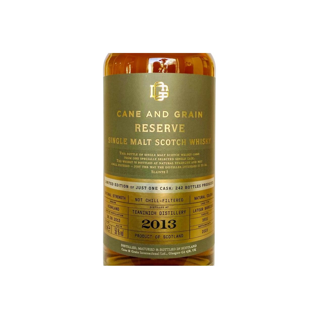 Teaninich Reserve 2013 10 Years Single Malt Whisky 2