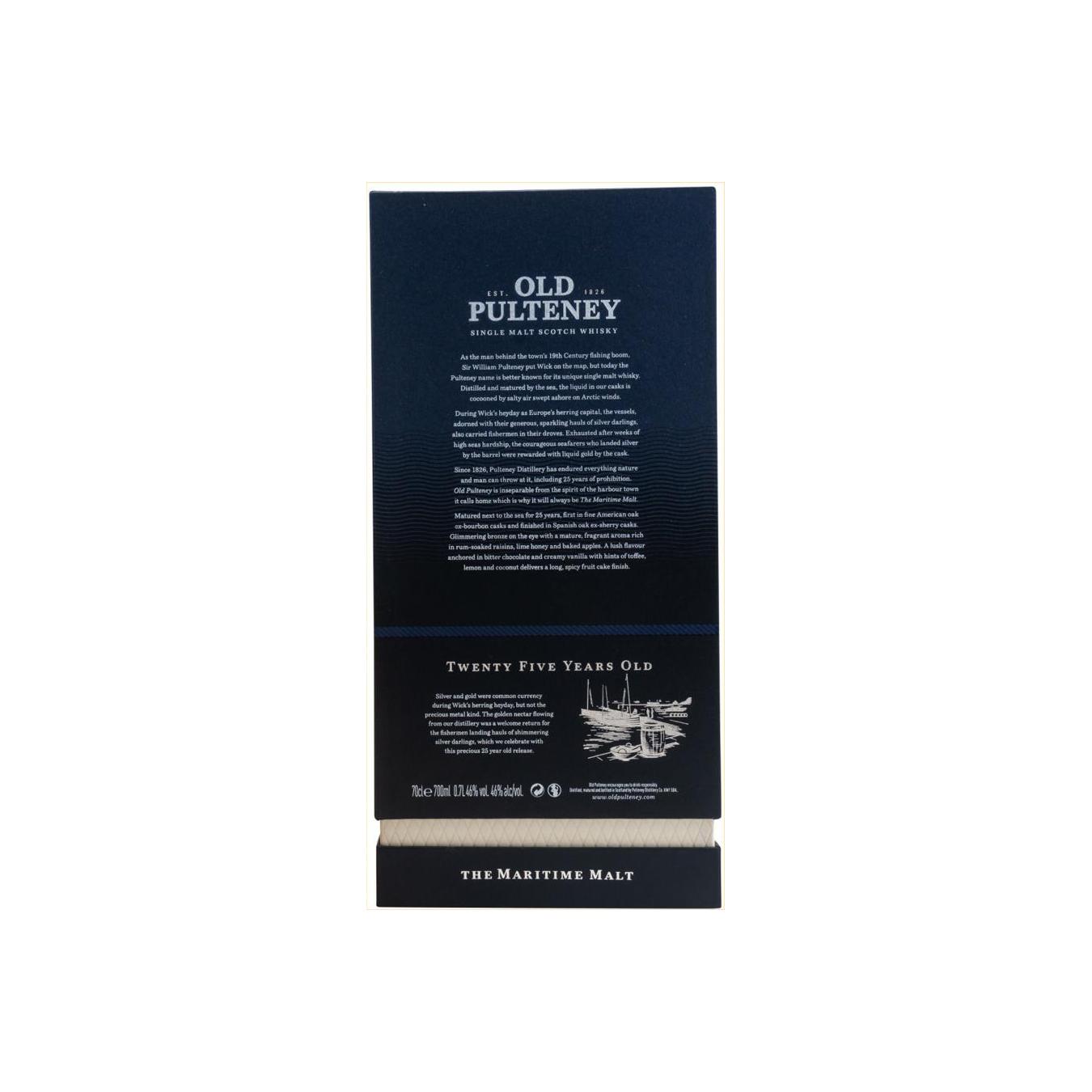 Old Pulteney 25 Years Single Malt Whisky 4