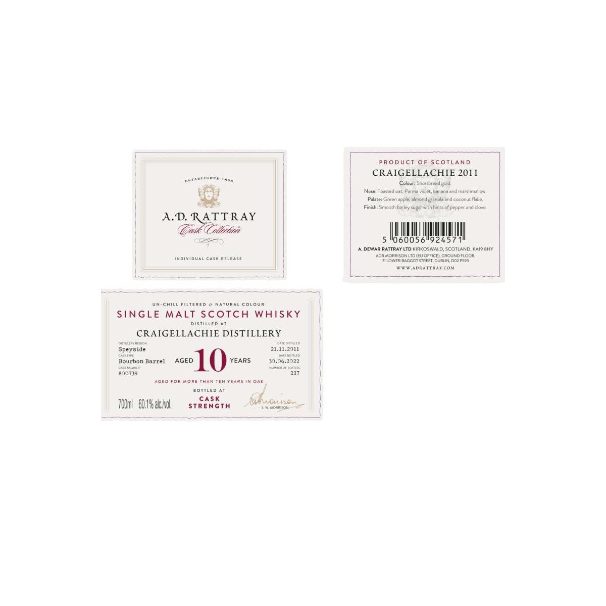 Craigellachie 2011 10 Years Single Malt Whisky