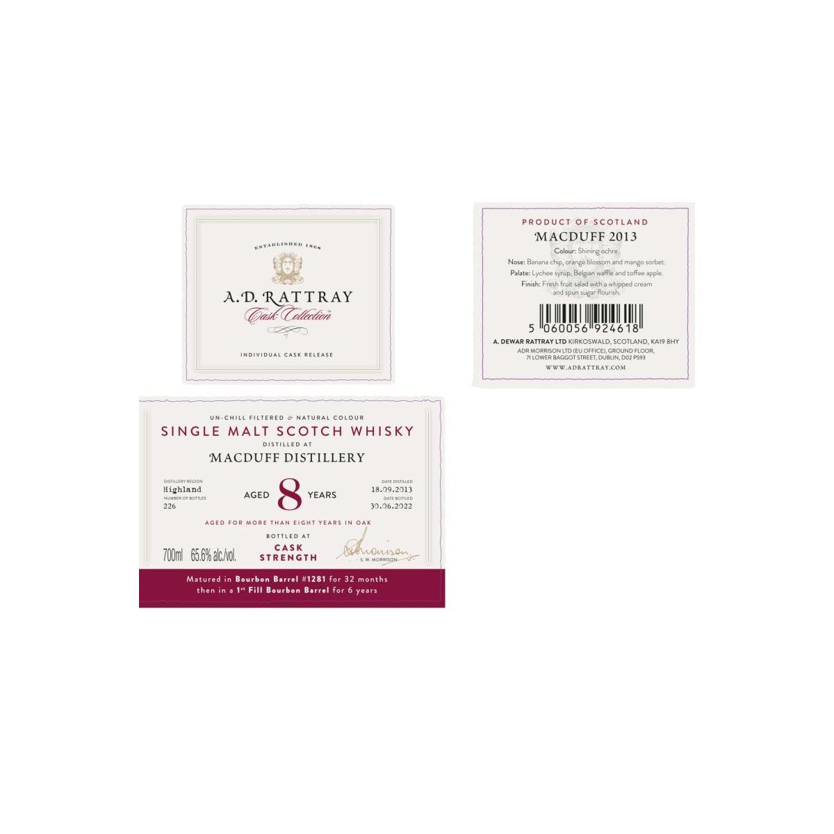 Macduff 2013 8 Years Single Malt Whisky