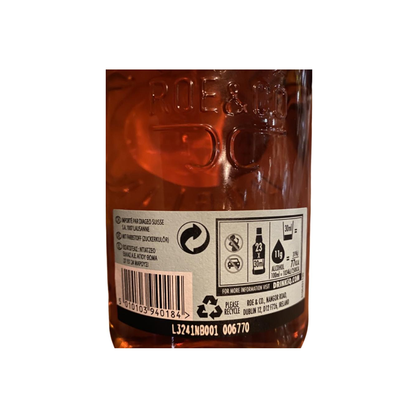 Roe & Co Blended Irish Whiskey 2