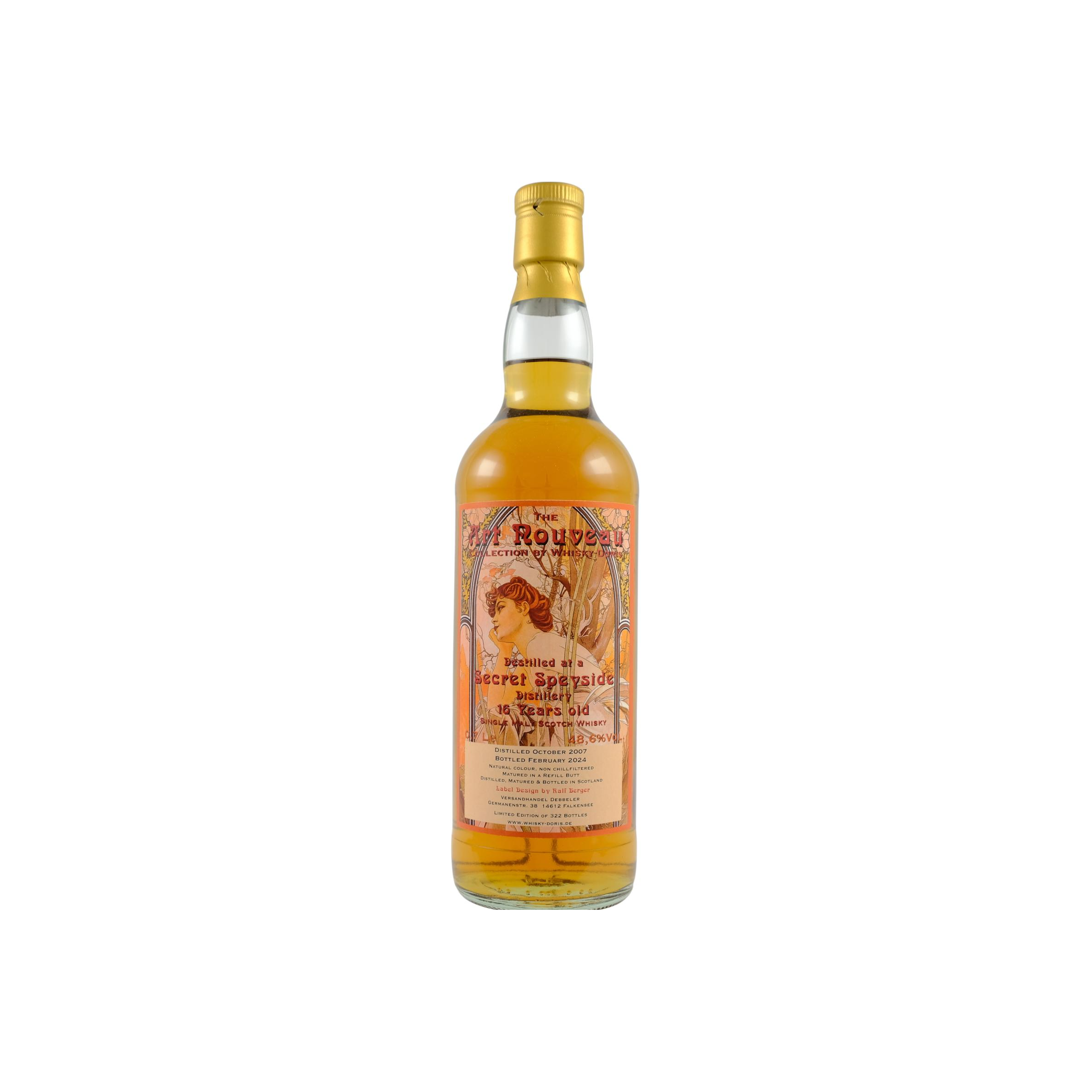 Distilled at a Secret Speyside Distillery 2007 WD