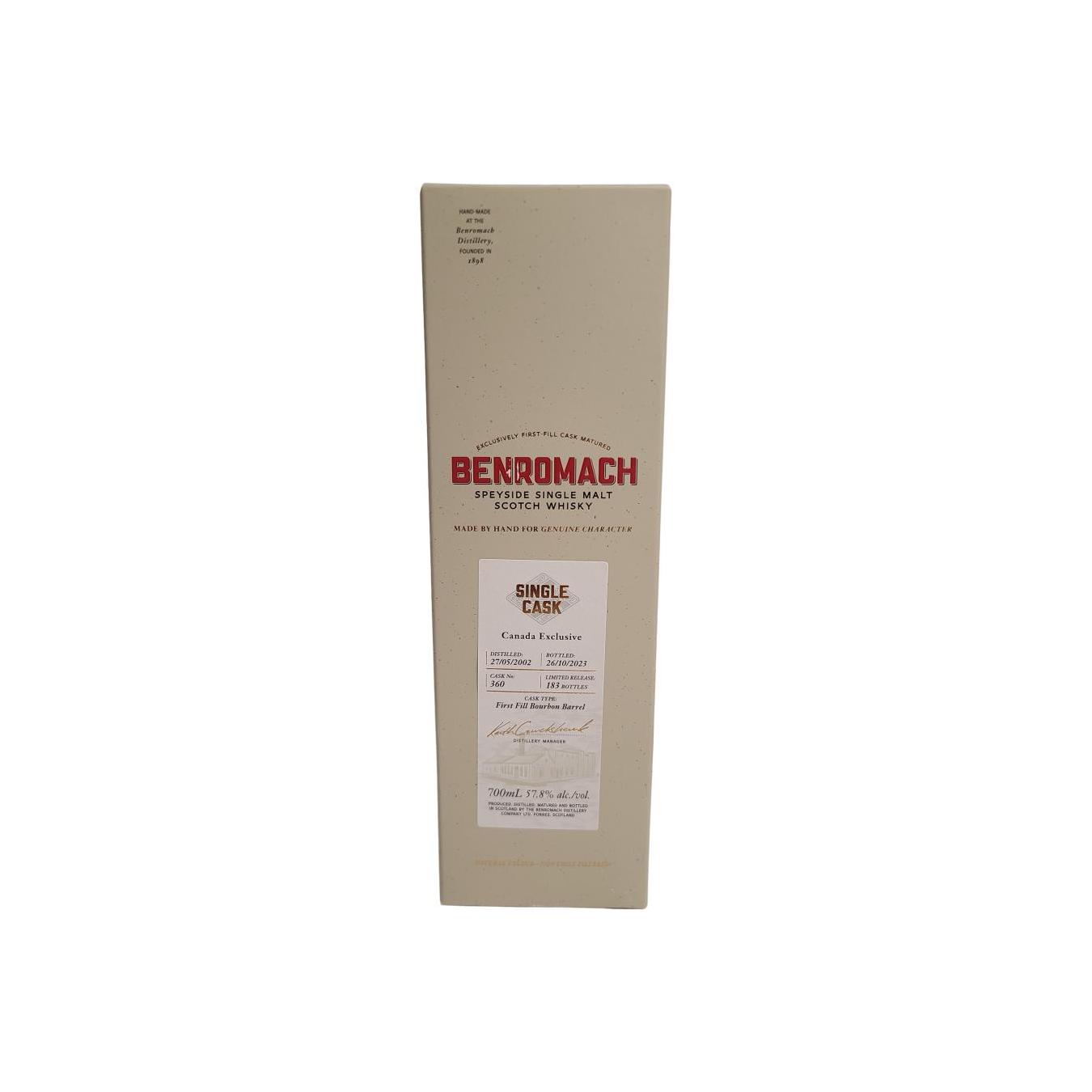 Benromach 2002 21 Years Single Malt Whisky 3