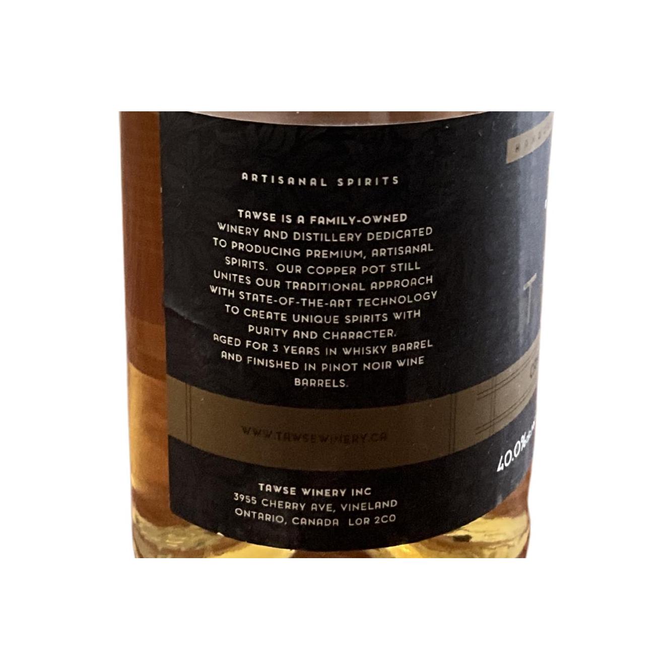 Tawse Canadian Whisky Canadien 2