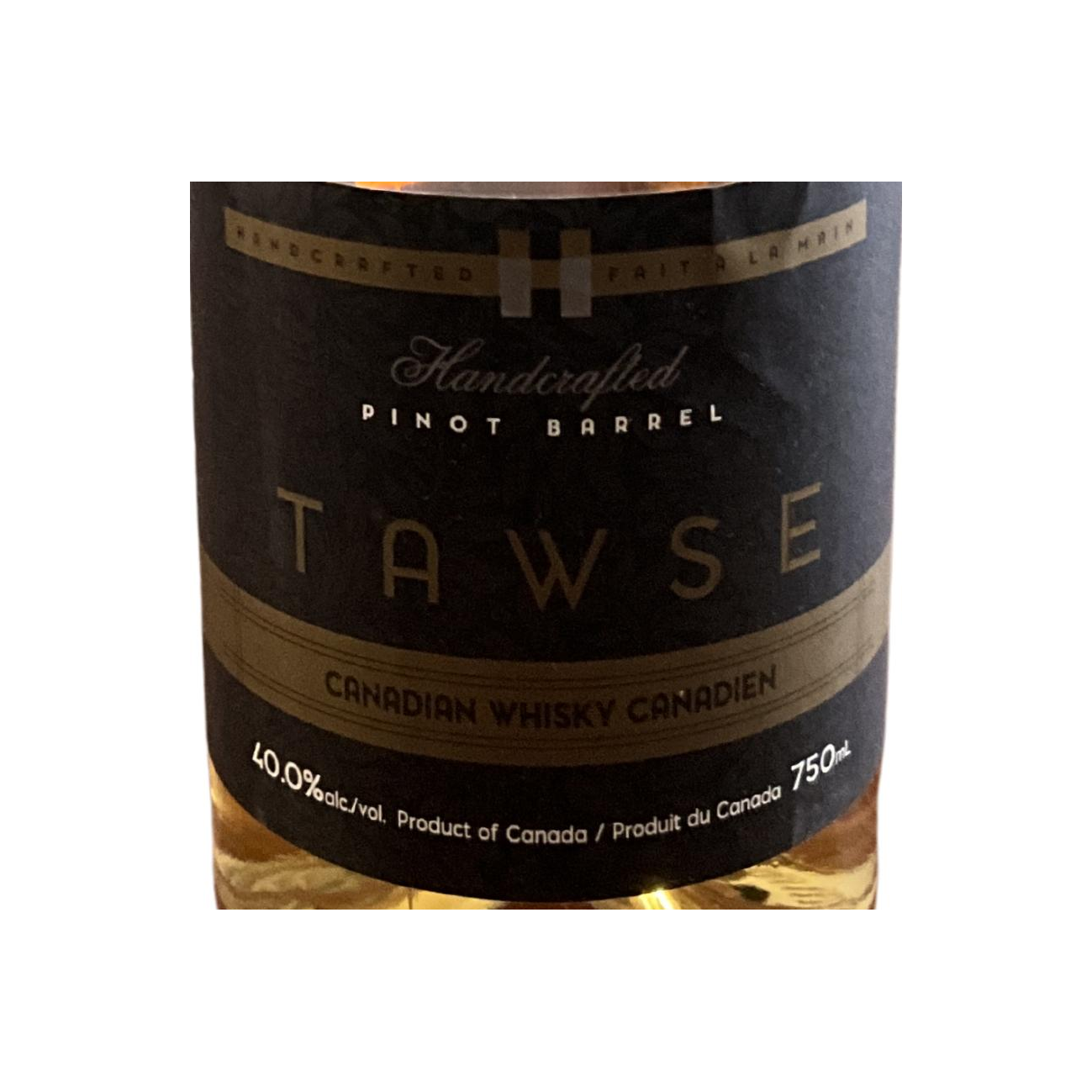 Tawse Canadian Whisky Canadien