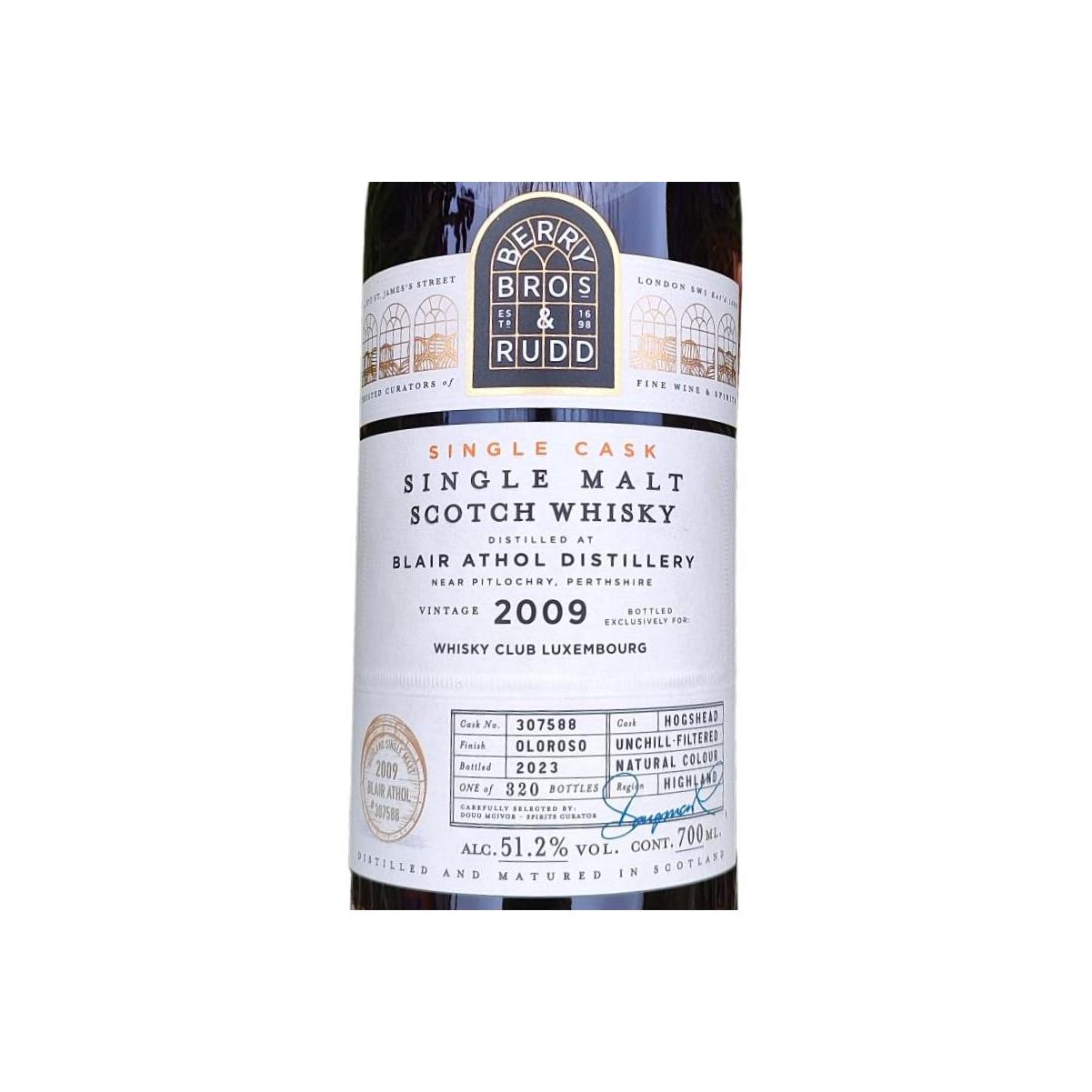 Blair Athol Single Cask 2009 14 Years Single Malt Whisky 2
