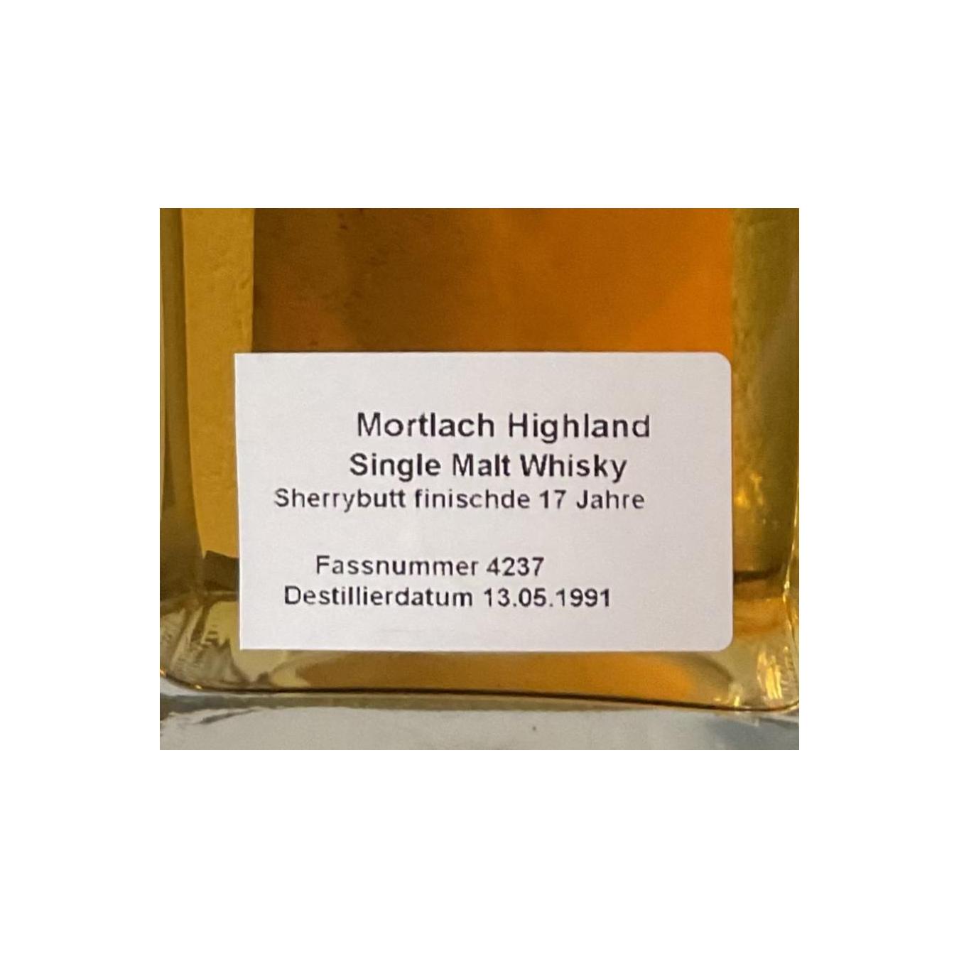 Mortlach 1991 17 Years Single Malt Whisky 2