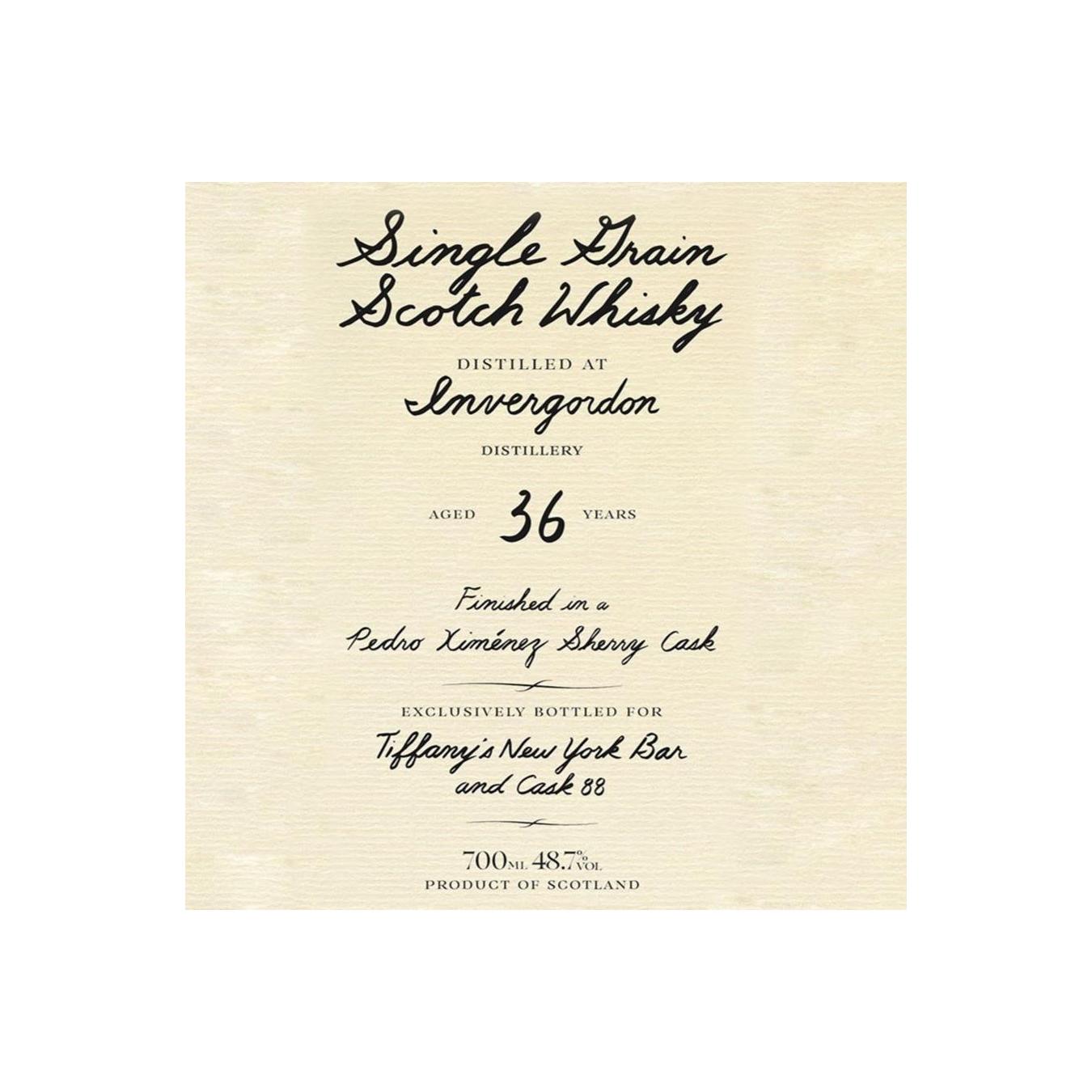 Invergordon 1988 36 Years Single Grain Whisky