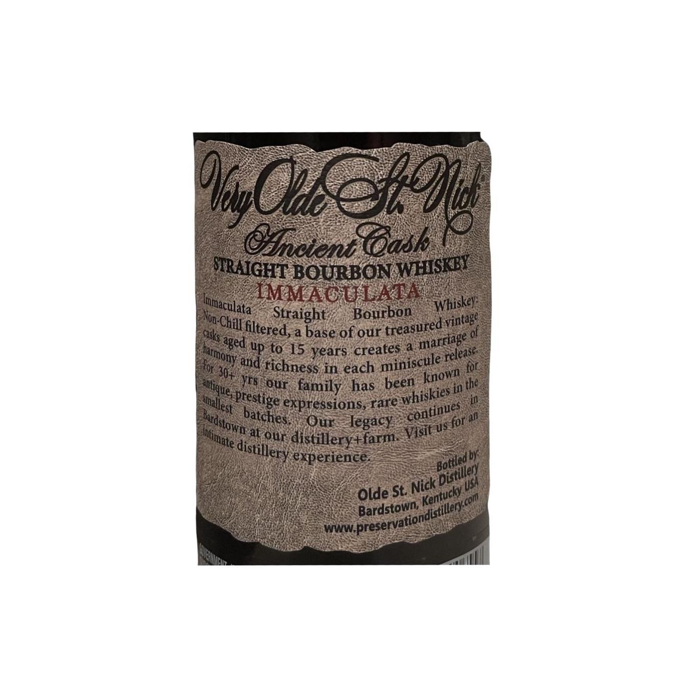 Very Olde St. Nick 15 Years Bourbon Whisky 2