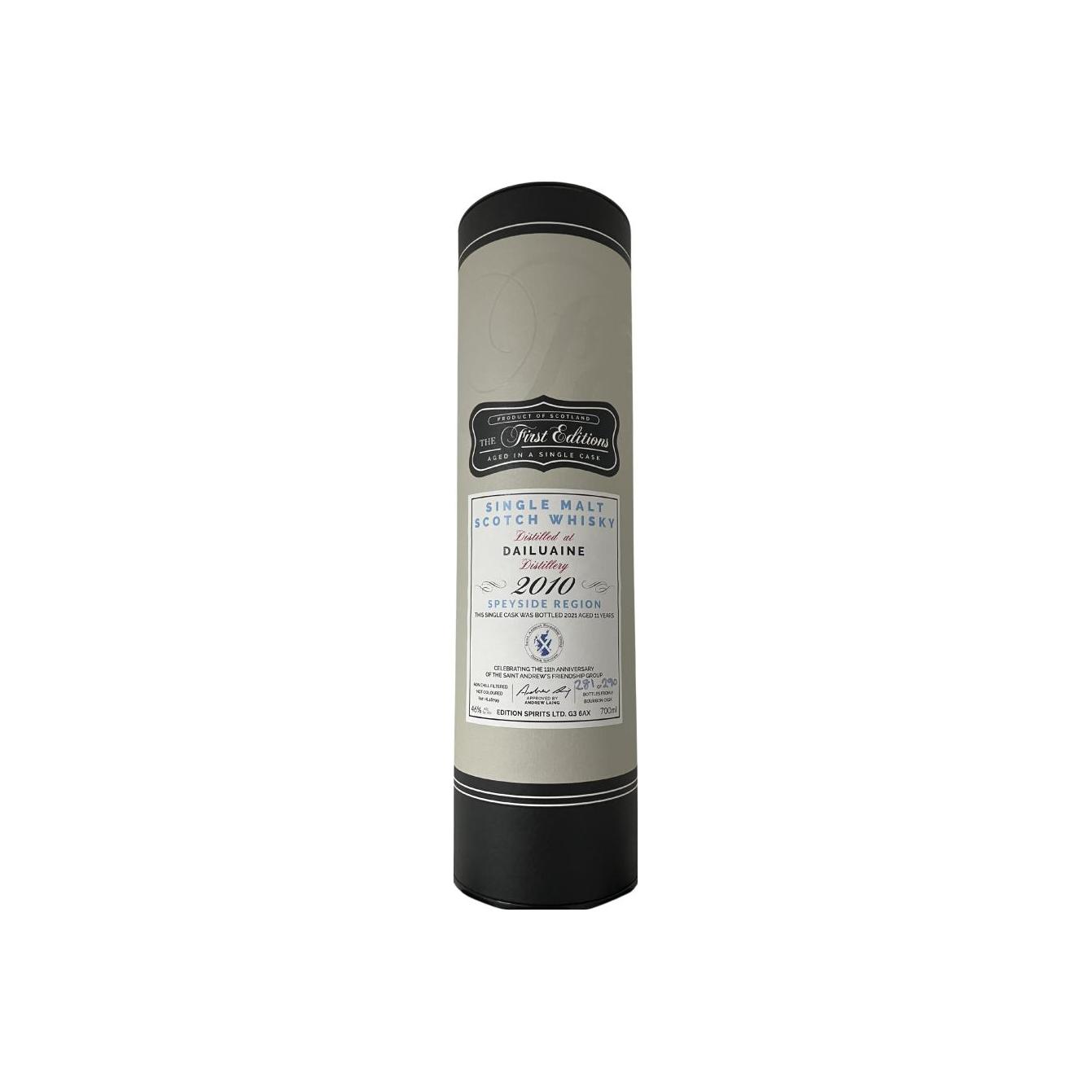 Dailuaine The First Editions 2010 11 Years Single Malt Whisky 2