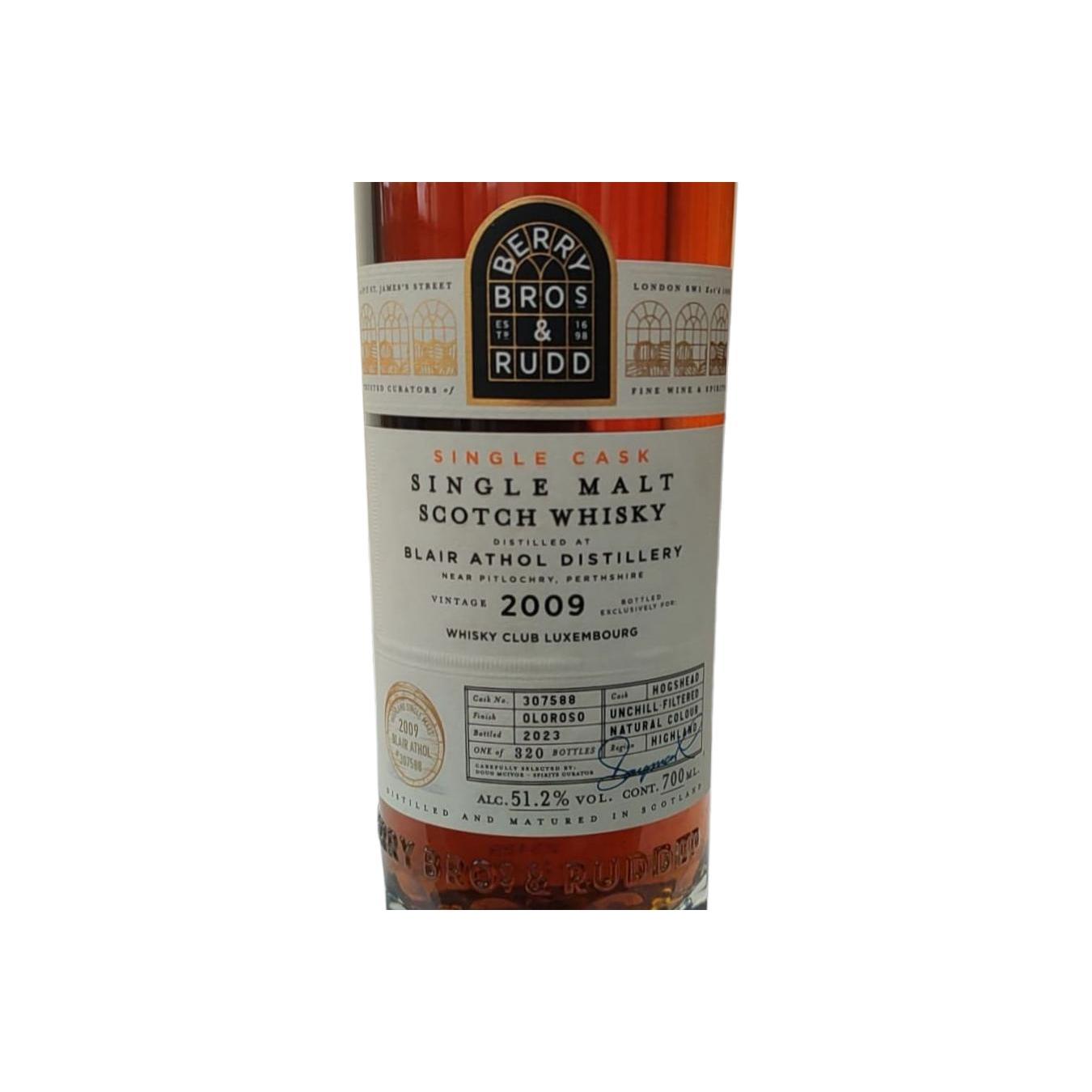 Blair Athol Single Cask 2009 14 Years Single Malt Whisky