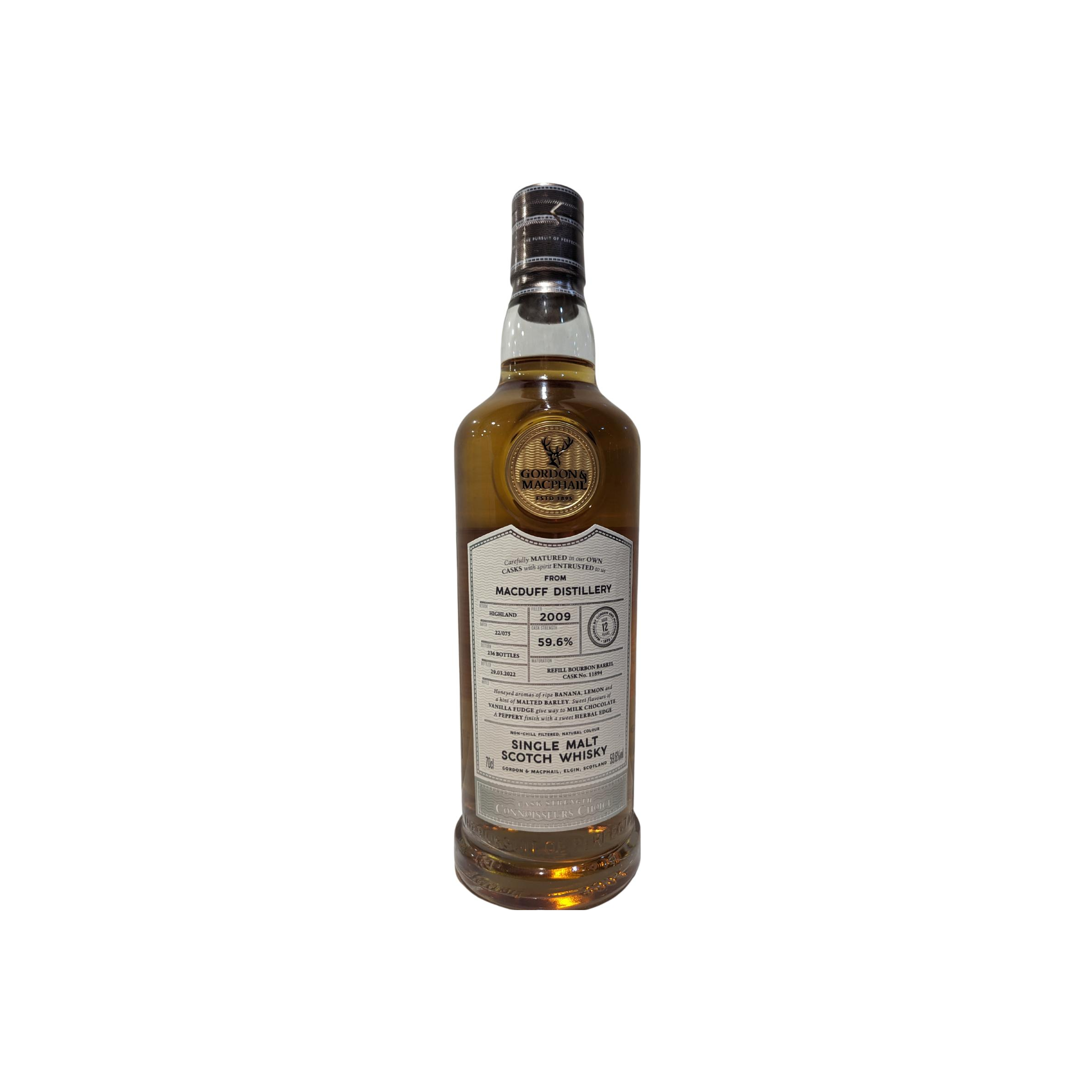 Macduff Connoisseurs Choice - Cask Strength 2009 Single Malt Whisky