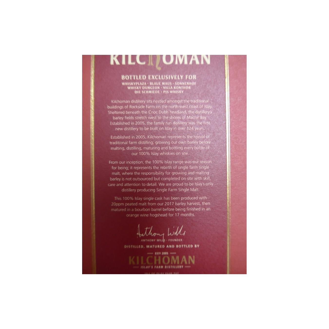 Kilchoman 2018 Single Malt Whisky 5