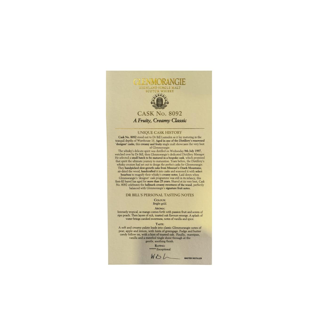 Glenmorangie 1997 Single Malt Whisky