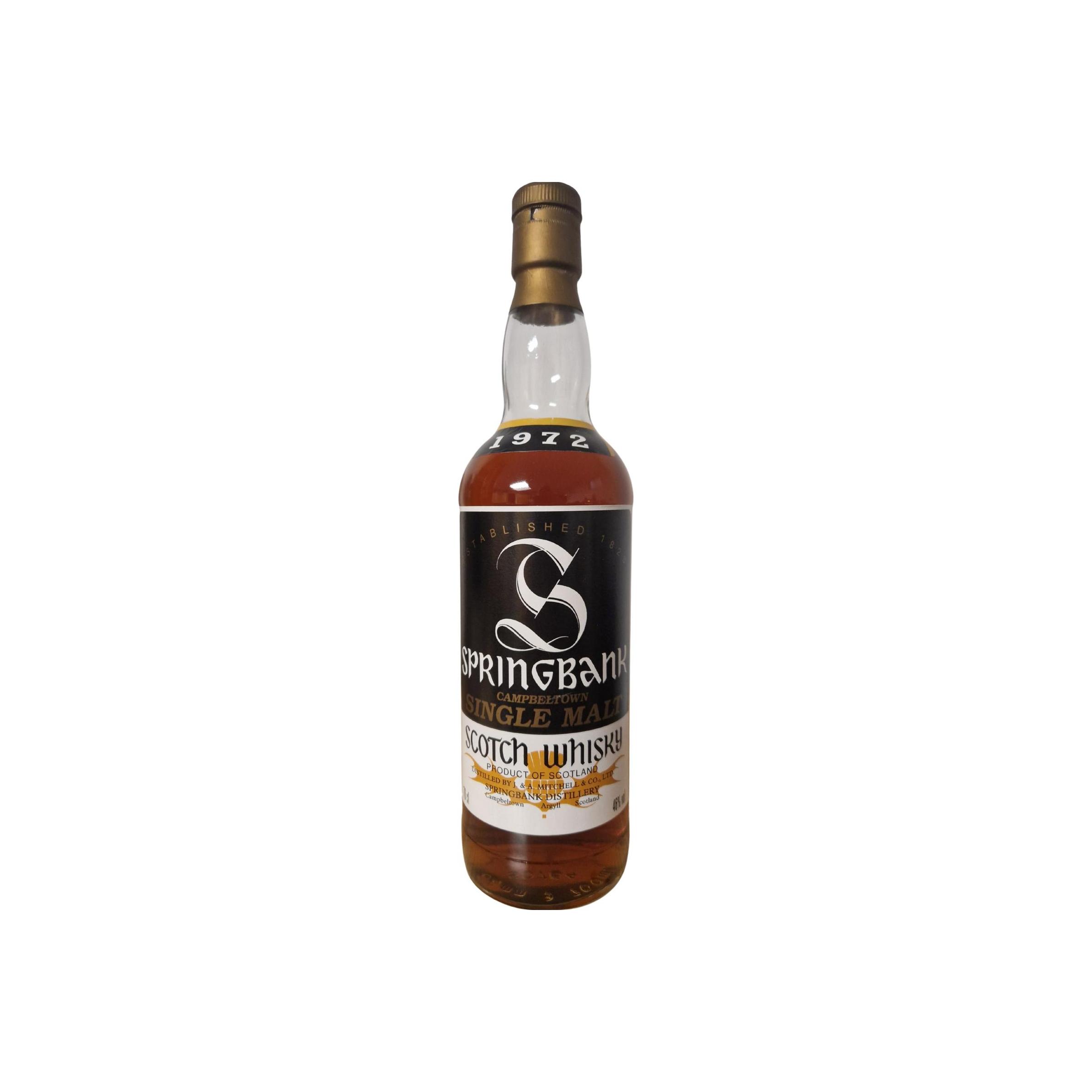 Springbank 1972 Single Malt Whisky